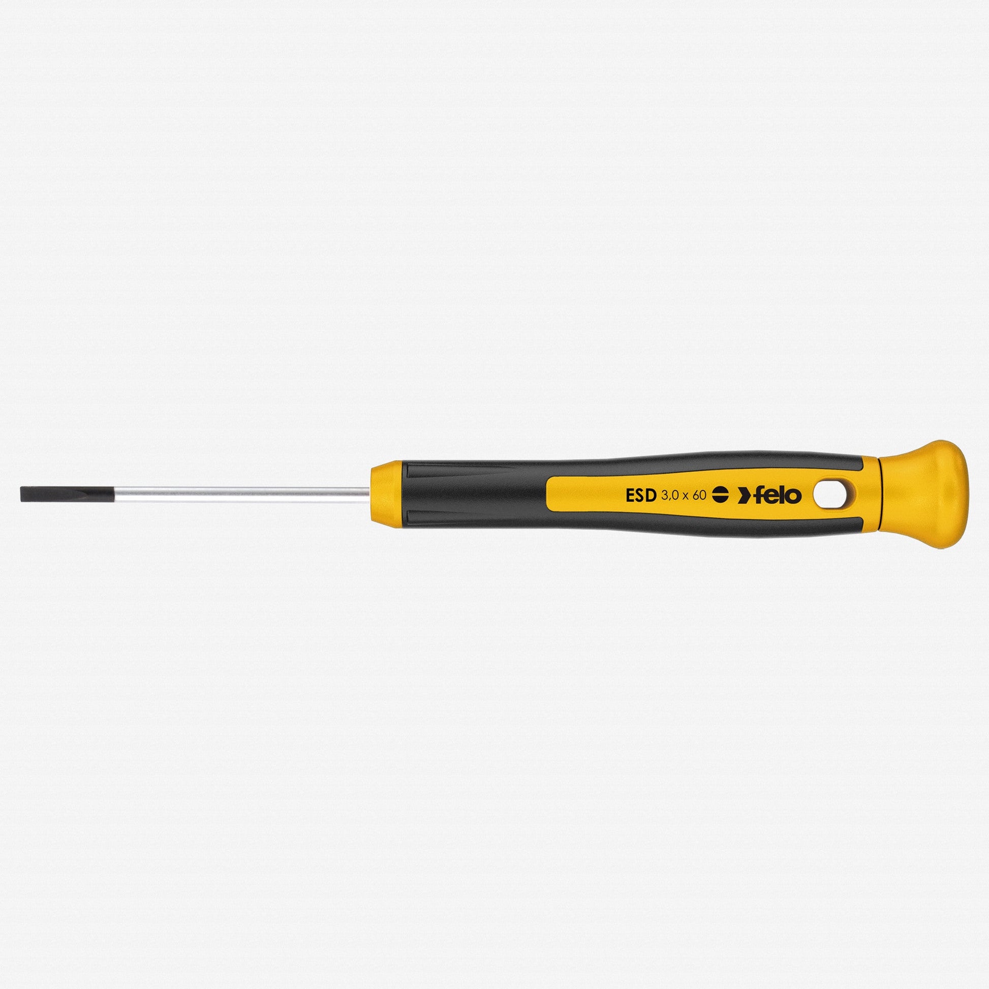 Felo 31808 ESD 2 x 60mm Precision Slotted Screwdriver - F31808 - KC Tool