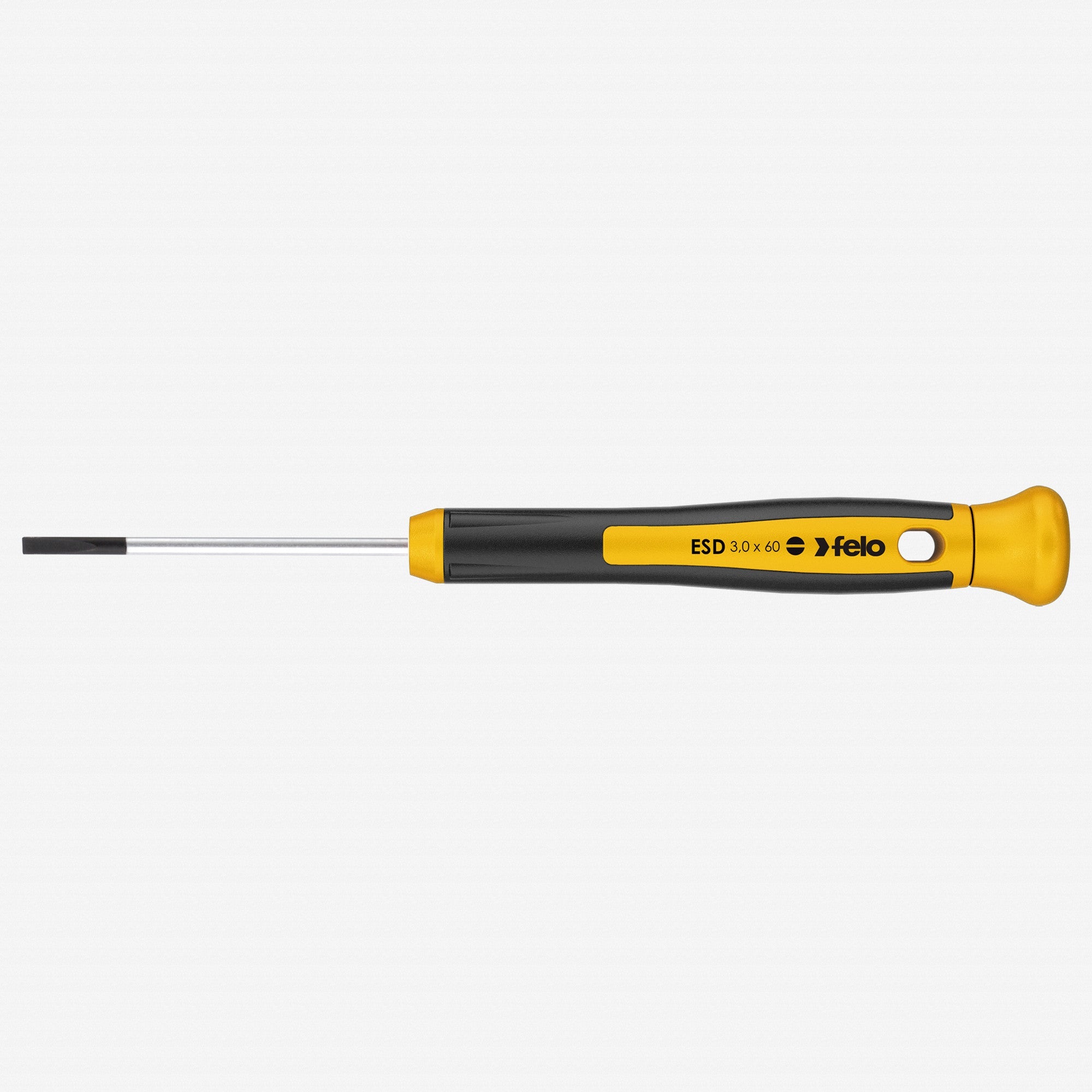 Felo 31814 ESD 3 x 100mm Precision Slotted Screwdriver - F31814 - KC Tool