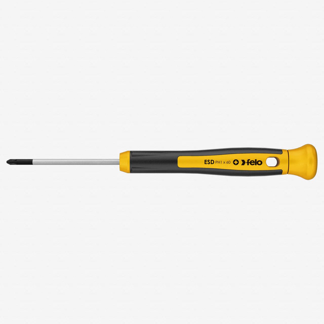 Felo 31818 ESD 0 x 60mm Precision Phillips Screwdriver - F31818 - KC Tool