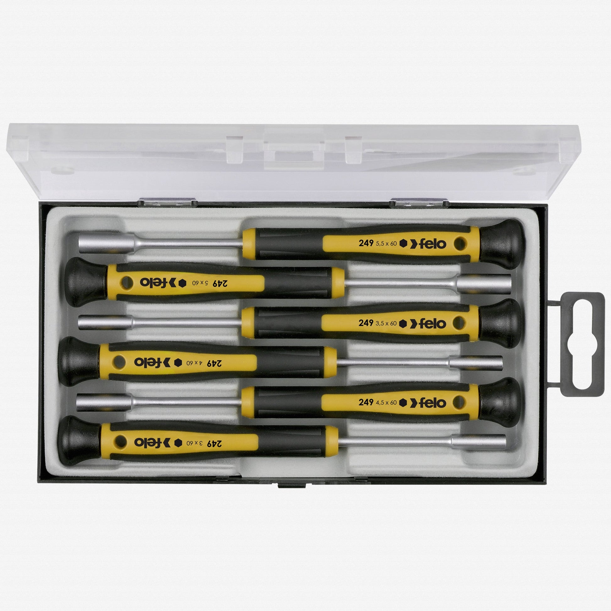 Felo 6 Piece Precision Metric Nut Driver Set - F50721 - KC Tool