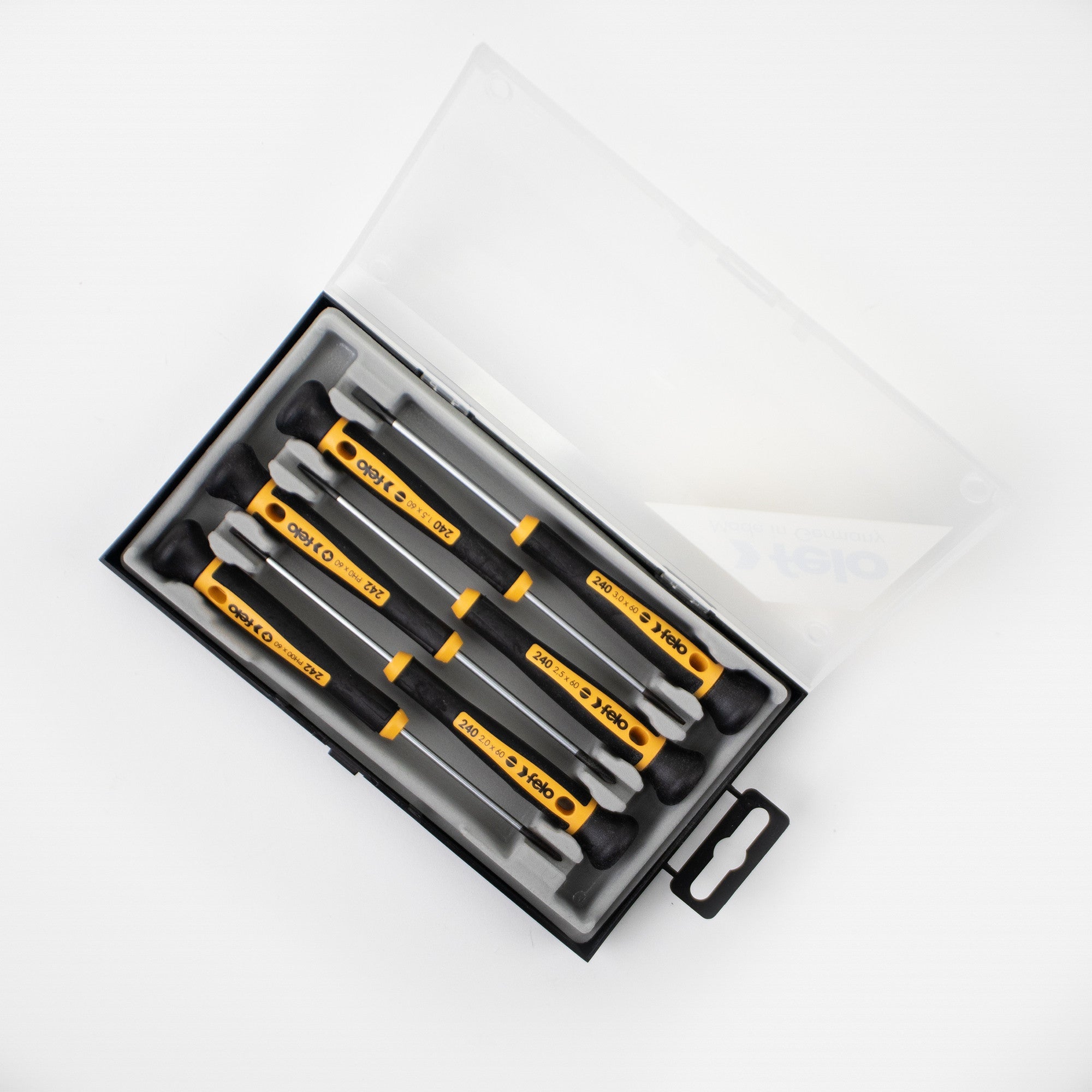 Felo 6 Piece Slotted & Phillips Precision Screwdriver Set - F31844 - KC Tool