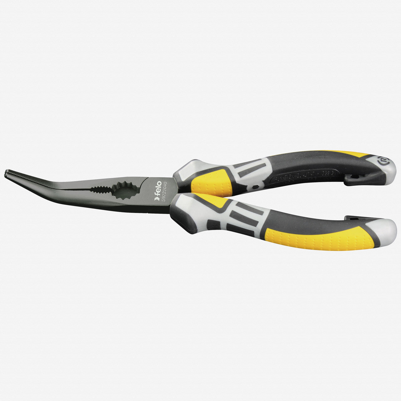 Felo 8" Chain Nose Radio Pliers 45 Degree Bent Nose - F63785 - KC Tool