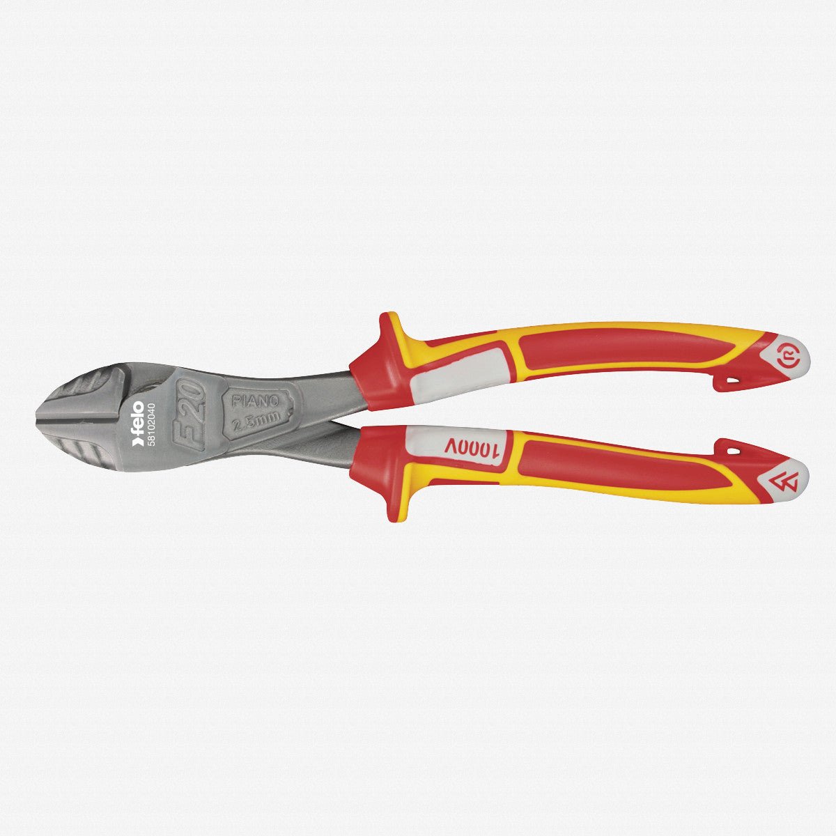 Felo 8" Heavy - Duty Diagonal Cutters VDE - F63807 - KC Tool