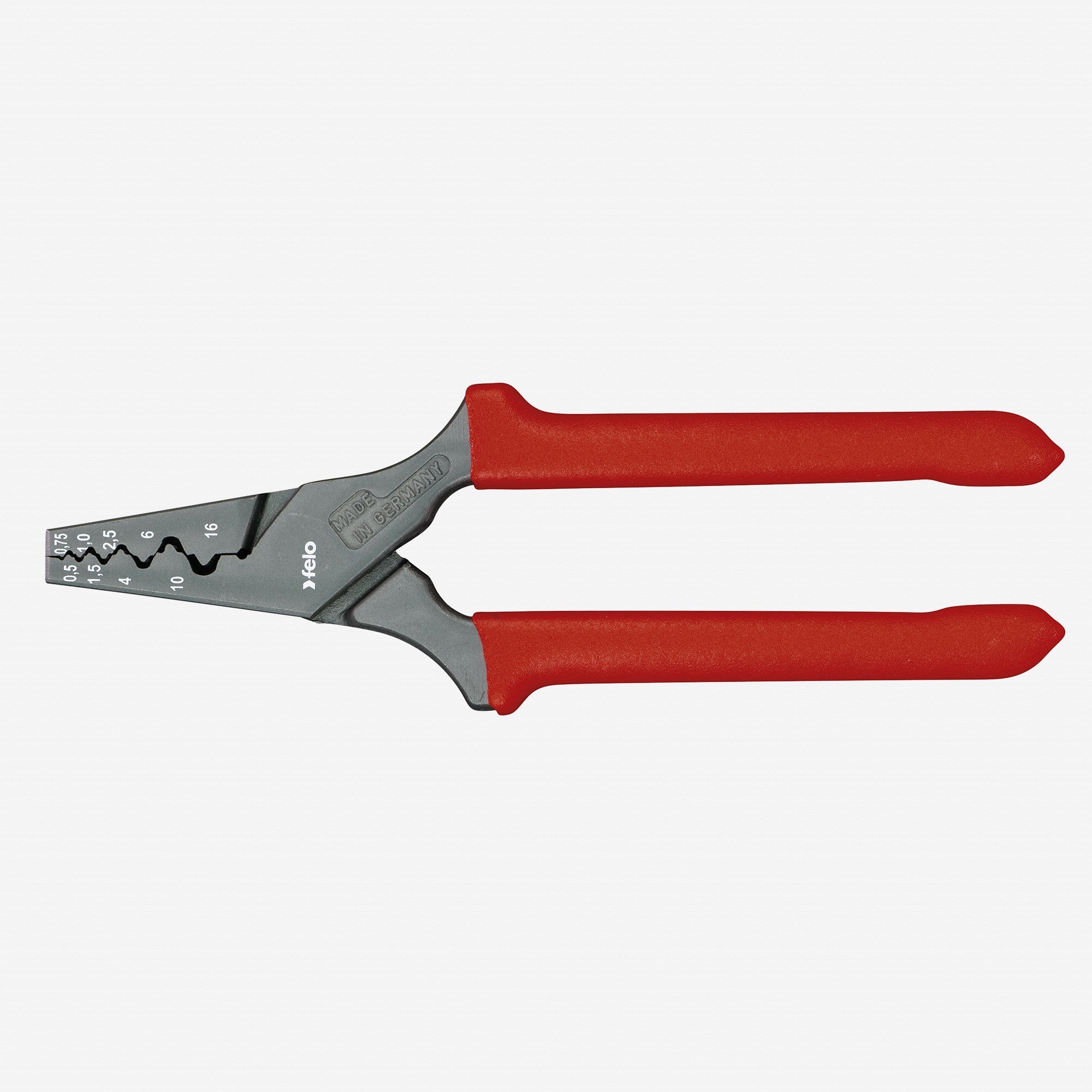 Felo Crimping Pliers for End Sleeves, 6 - 20 AWG - F64325 - KC Tool