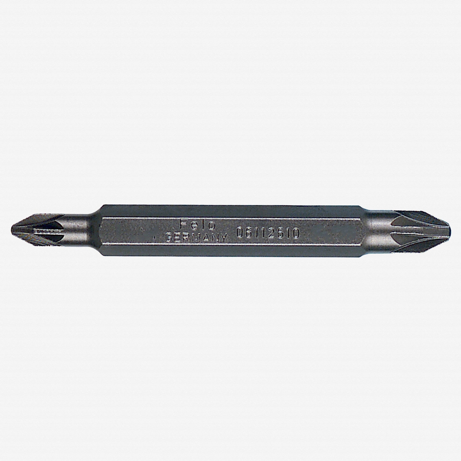 Felo Double-ended Industrial Bit, Pozidriv PZ 2 + PZ 2 x 60 mm - F50522 - KC Tool