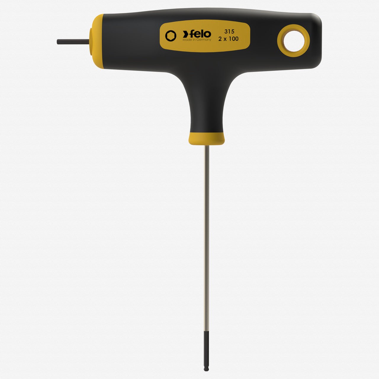 Felo Dual Metric Hex T - Handle, 2.0 mm x 100 mm - F65677 - KC Tool