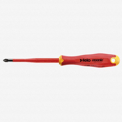 Felo E - slim Insulated 2 x 100mm Pozidriv Screwdriver - F62653 - KC Tool