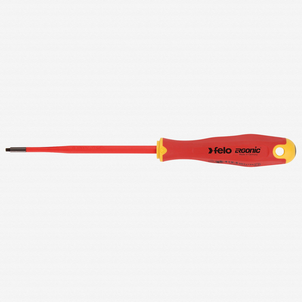Felo E - slim Insulated 2 x 125mm Square Screwdriver - F63169 - KC Tool