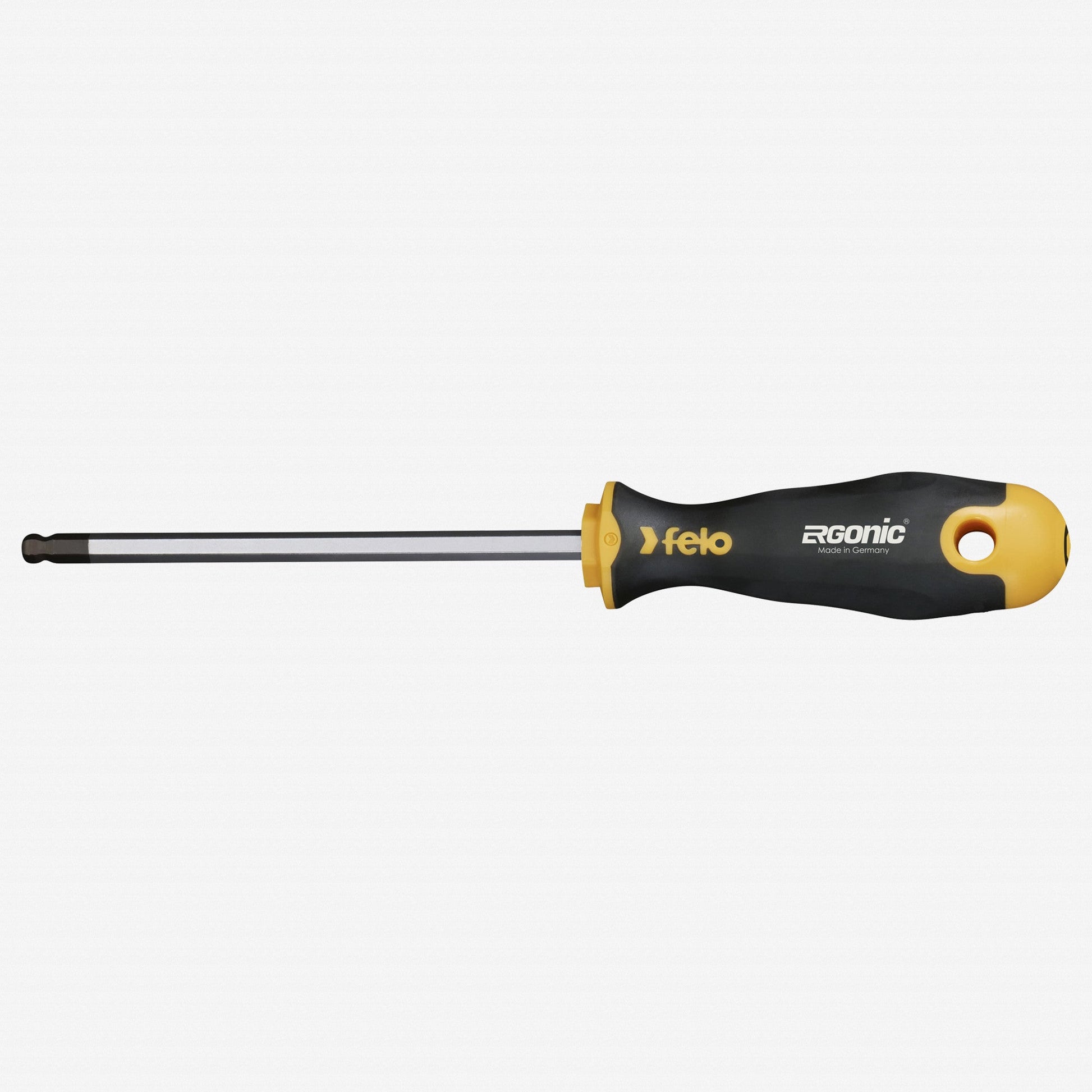 Felo Ergonic Ball End Hex Screwdriver, 3 mm x 100 mm - F22169 - KC Tool