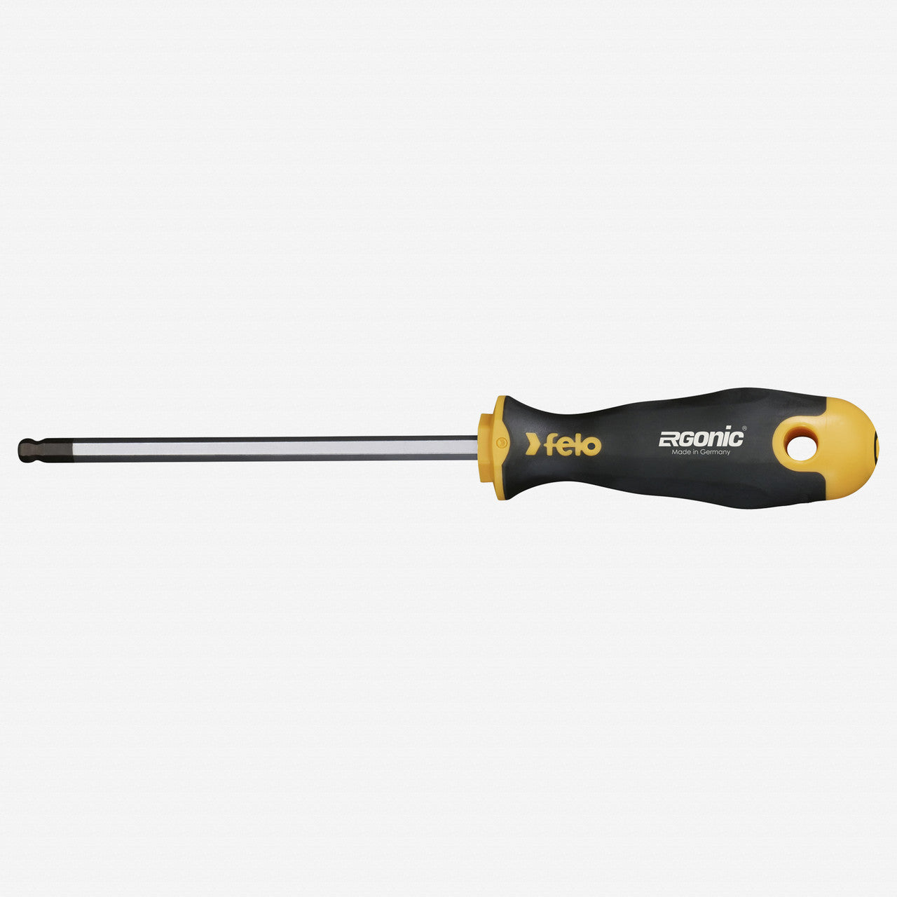 Felo Ergonic Ball End Hex Screwdriver, 3 mm x 100 mm - F22169 - KC Tool