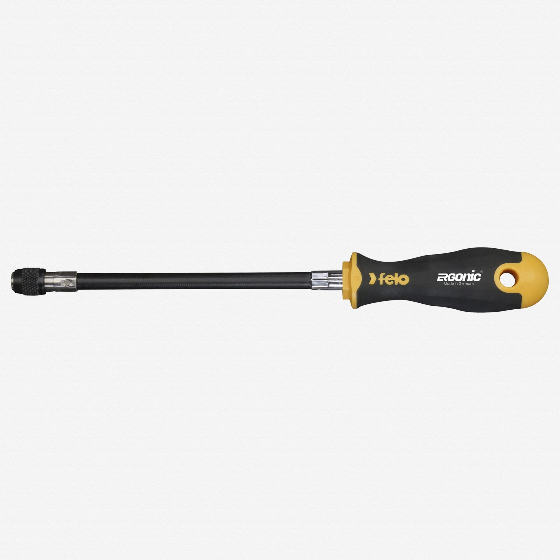 Felo Ergonic Flexible Shaft Bitholder with QuickLock, 1/4" Hex x 170 mm - F64847 - KC Tool