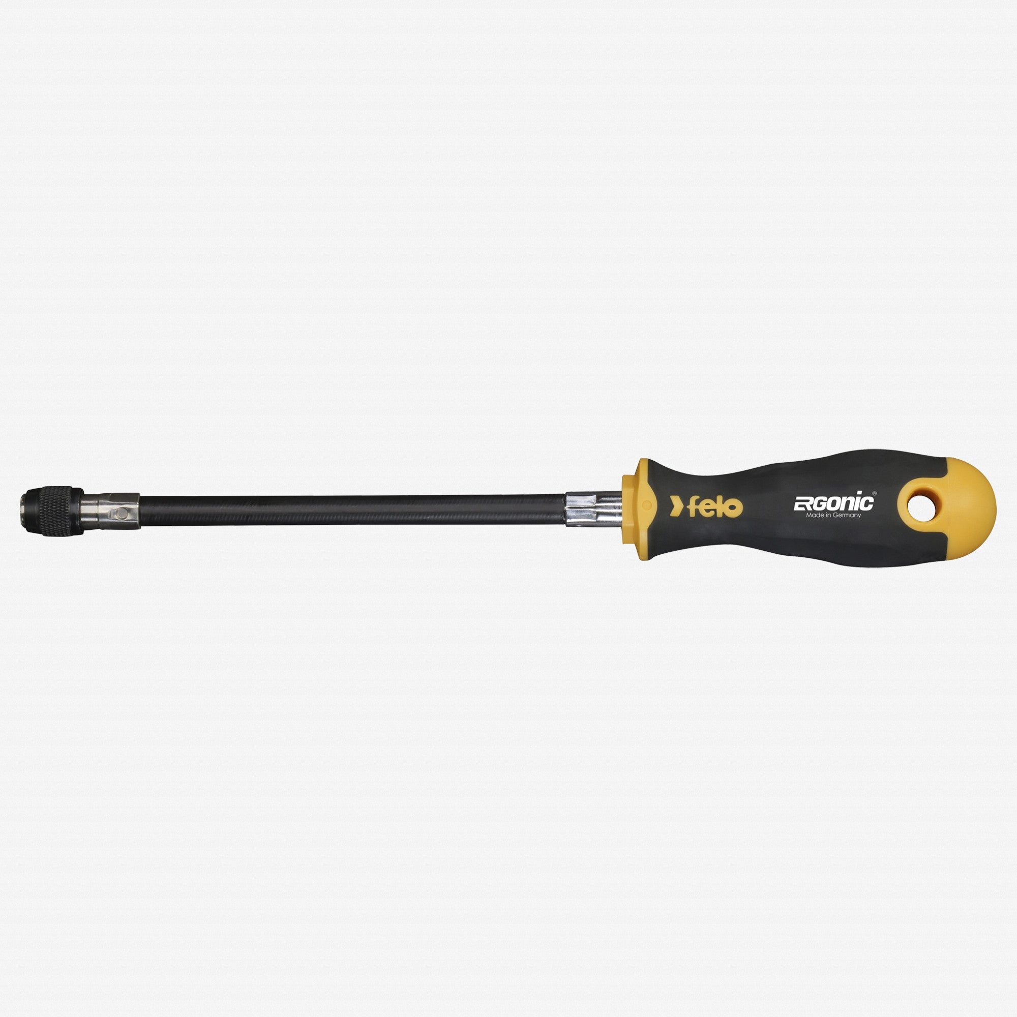 Felo Ergonic Flexible Shaft Bitholder with QuickLock, 1/4" Hex x 170 mm - F64847 - KC Tool