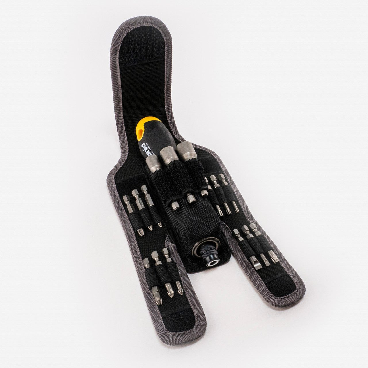 Felo Ergonic K Handle Ratcheting Screwdriver Pouch Set, 16 Pieces - F64513 - KC Tool