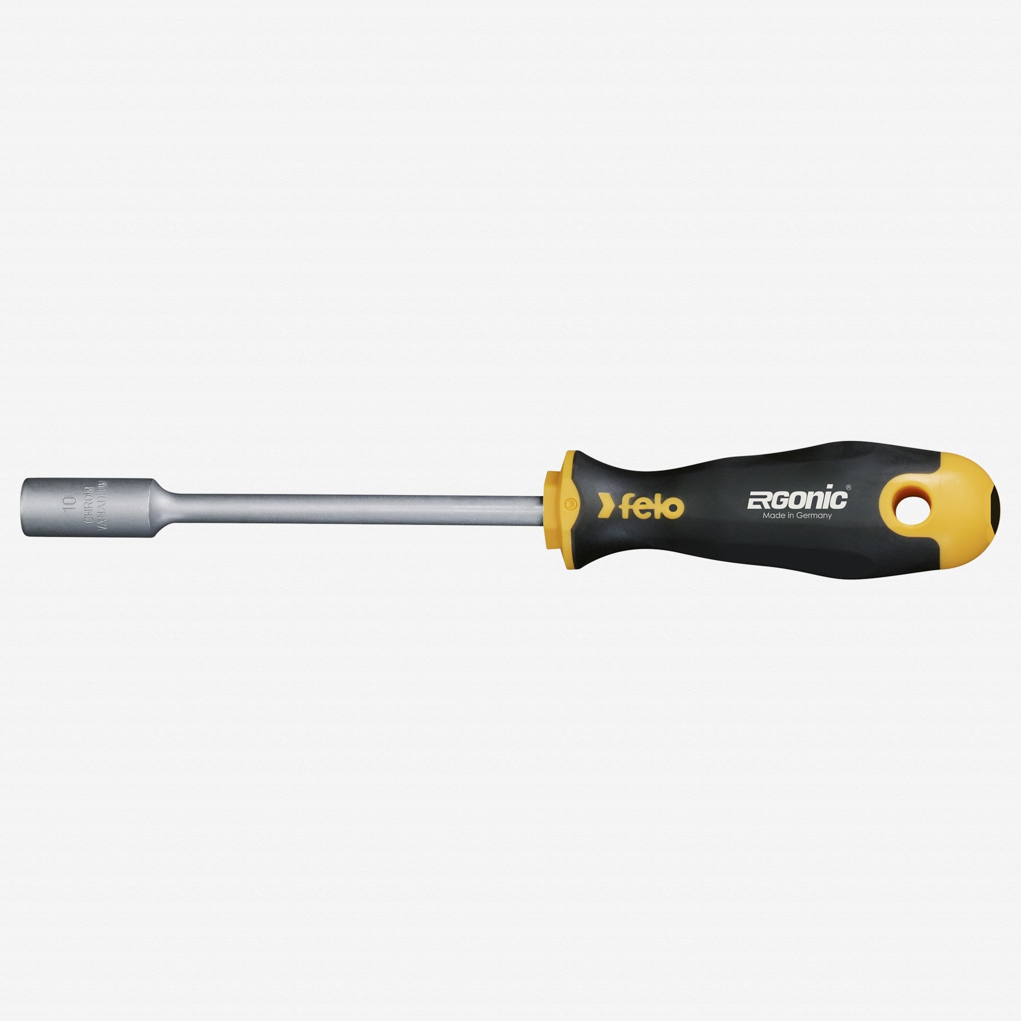 Felo Ergonic Nutdriver, 10 x 125 mm - F22183 - KC Tool
