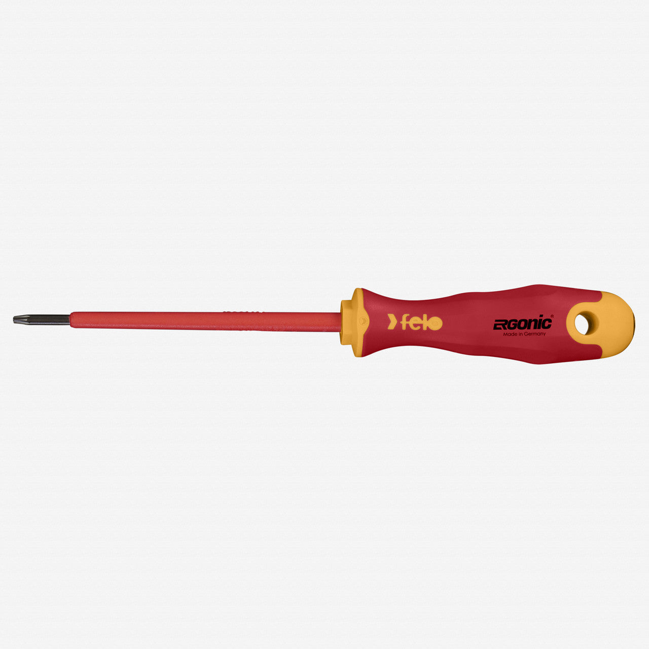 Felo Ergonic VDE Insulated Torx Screwdriver, T15 x 100 mm - F60371 - KC Tool