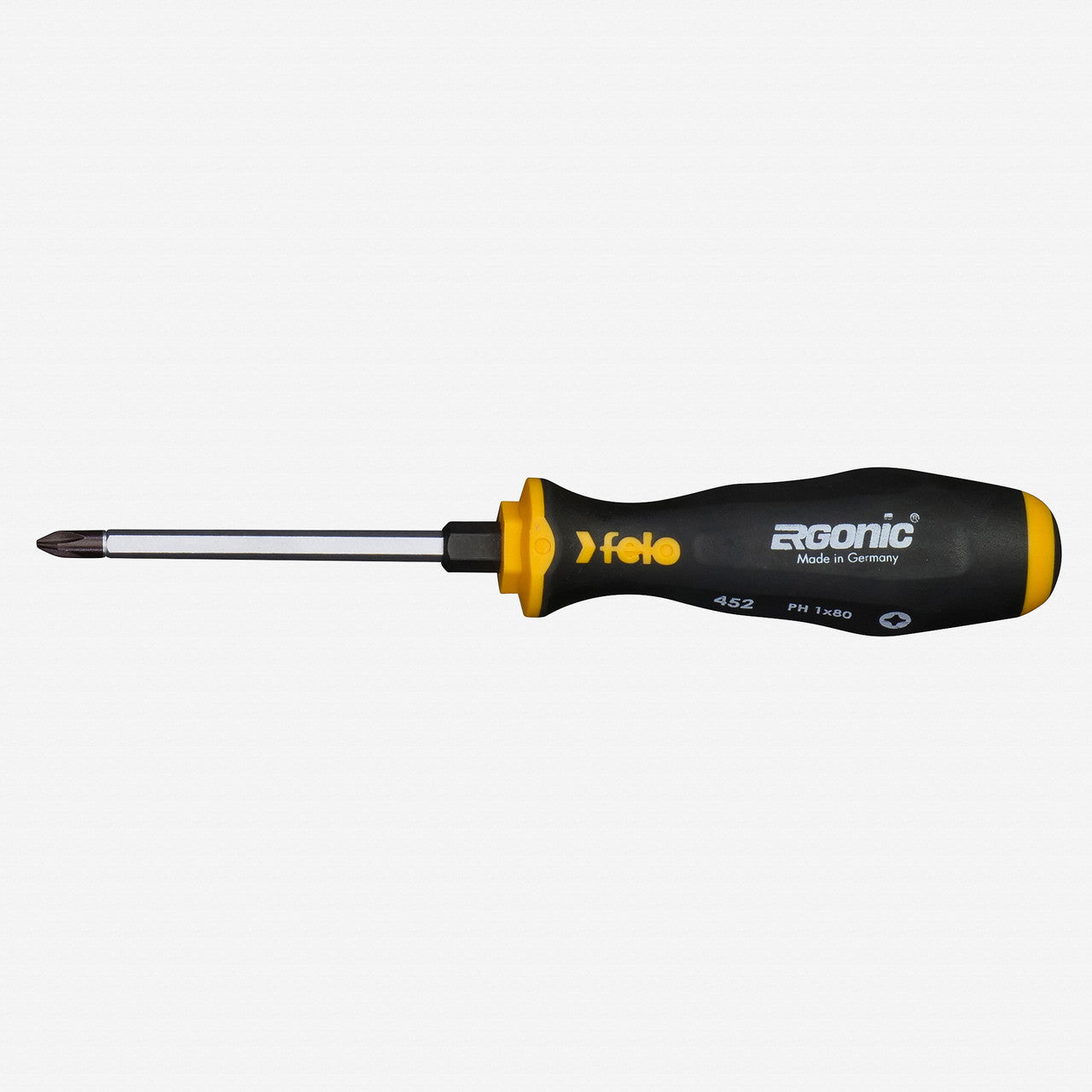 Felo Ergonic with Striking Cap Phillips Screwdriver, 1 x 80 mm - F64531 - KC Tool