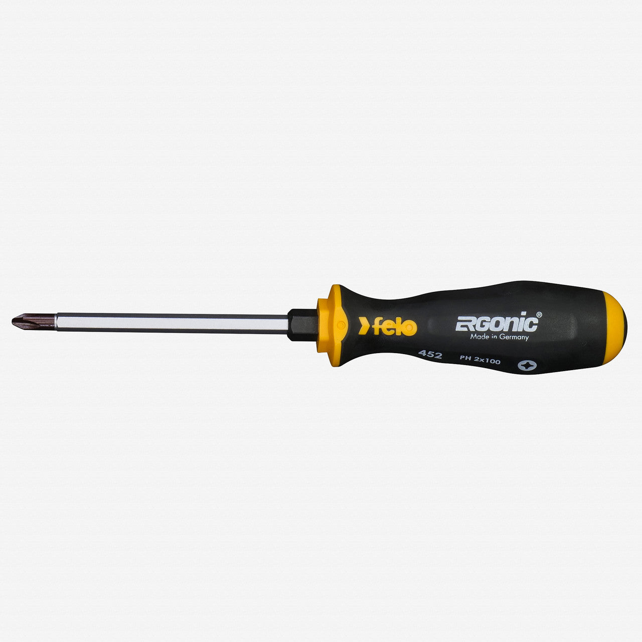 Felo Ergonic with Striking Cap Phillips Screwdriver, 2 x 100mm - F64533 - KC Tool