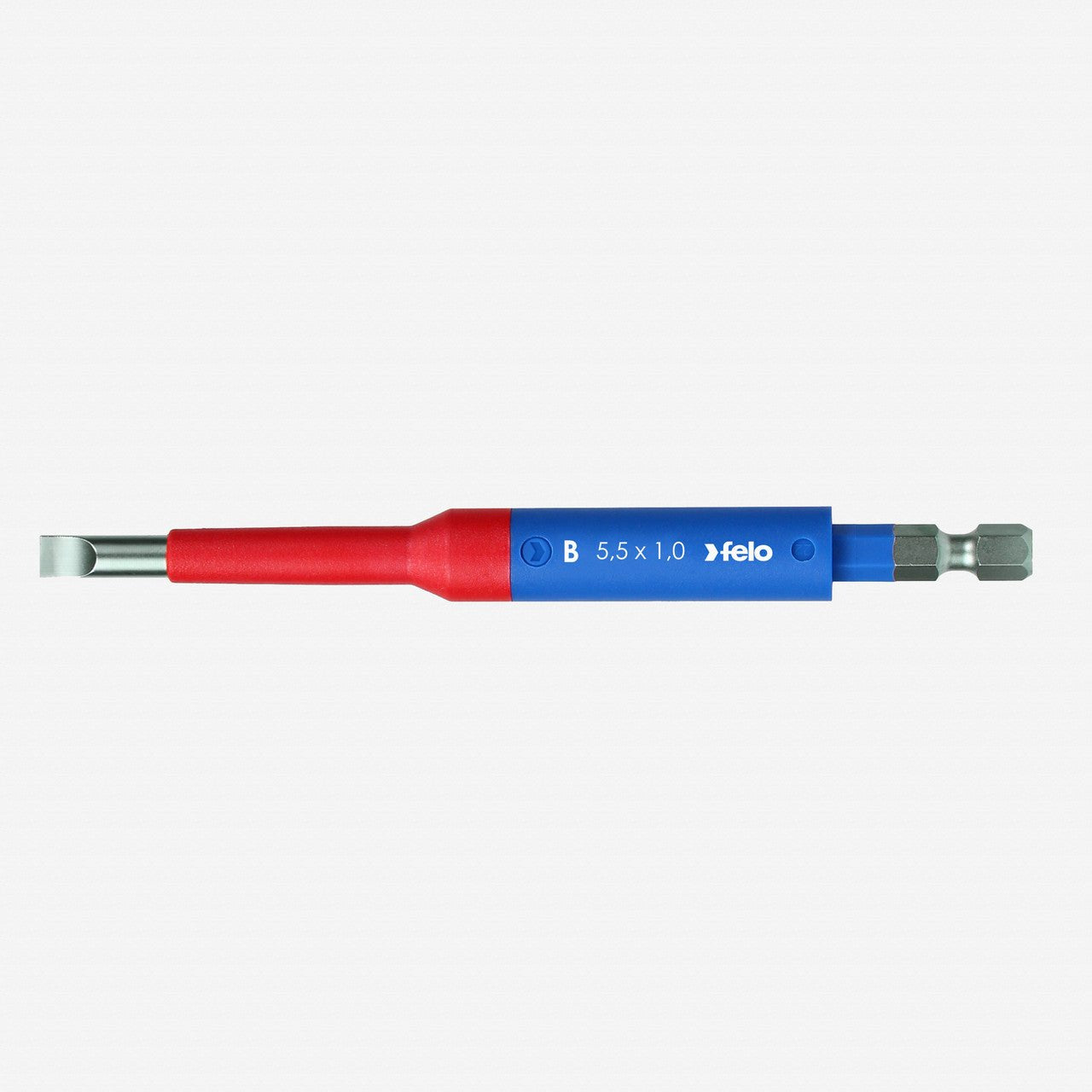 Felo Insulated Slotted VDE Safety Bit, 5.5 x 125mm - F64559 - KC Tool