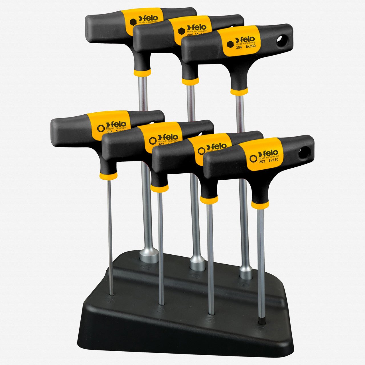 Felo Internal and External Metric Hex T - Handle Set, 7 Pieces - F64463 - KC Tool