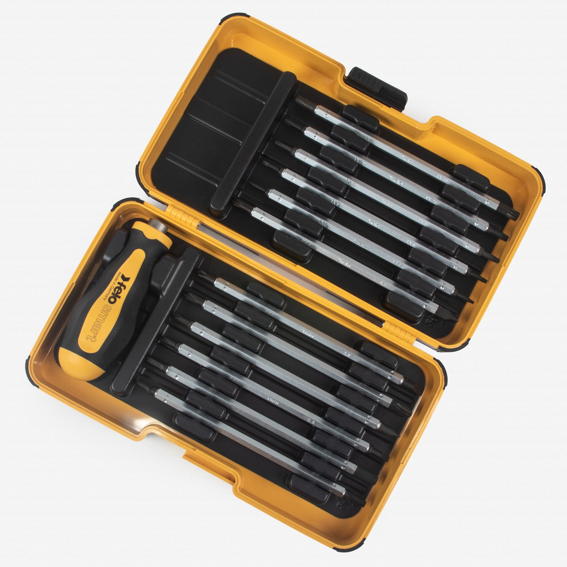 Felo Limited Edition Smart Evo 13 Piece Blade Set in Strongbox - SL/PH/PZ/TORX®/Hex - F66195 - KC Tool