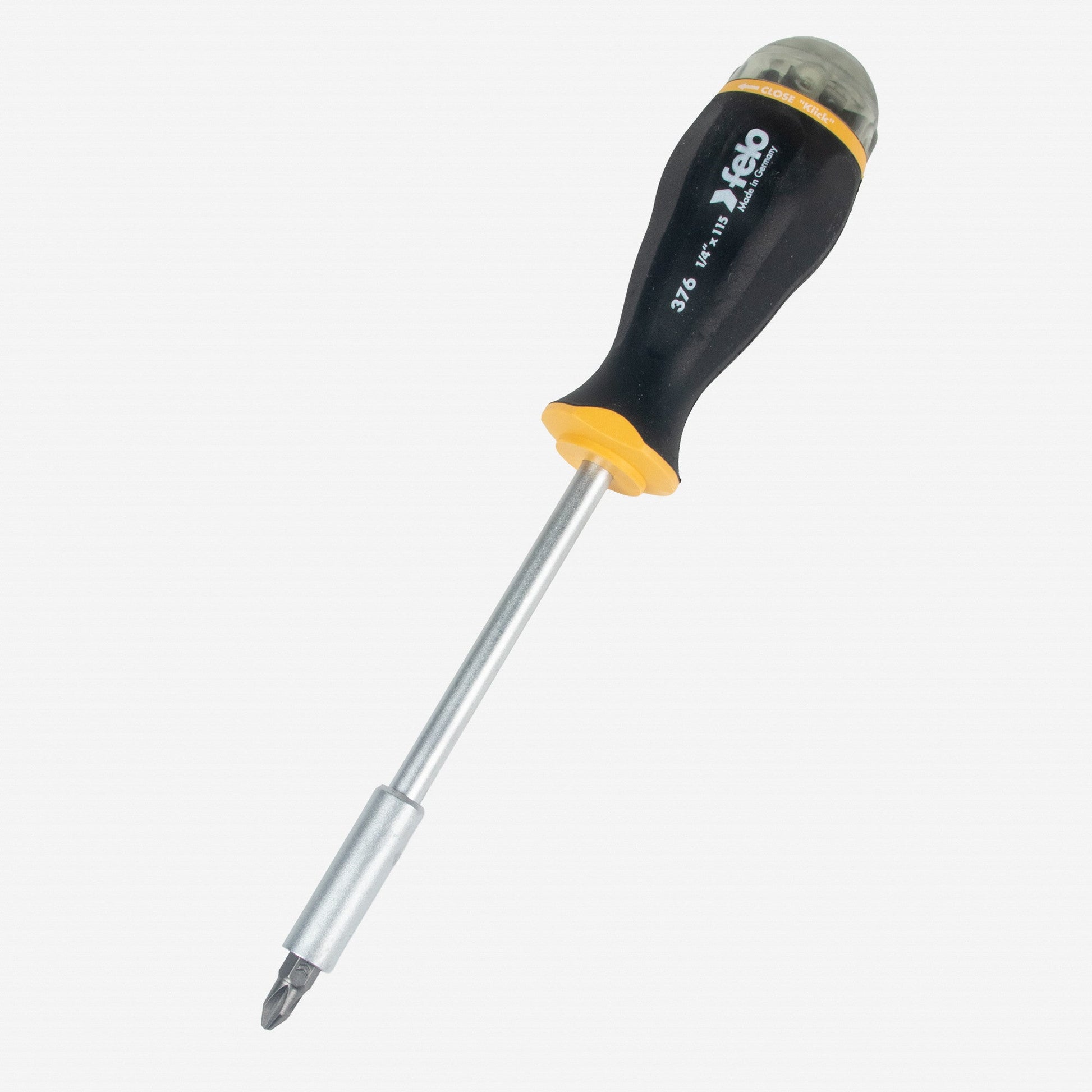 Felo Magazine Handle Bitholder, SL/PZ/PH, 219 mm, 8 Pieces - F52221 - KC Tool