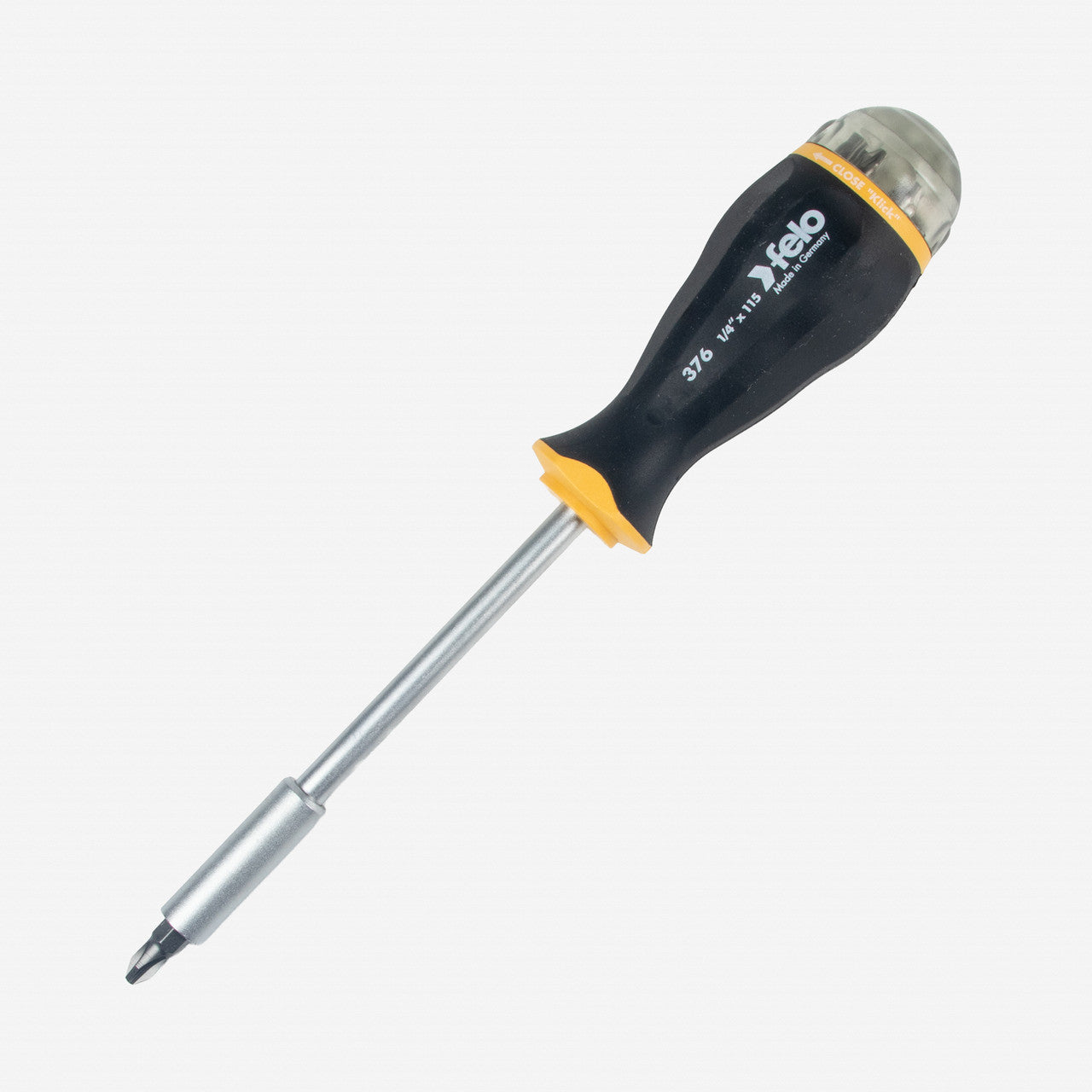 Felo Magazine Handle Bitholder, SL/PZ/PH/Torx, 219 mm, 8 Pieces - F52569 - KC Tool