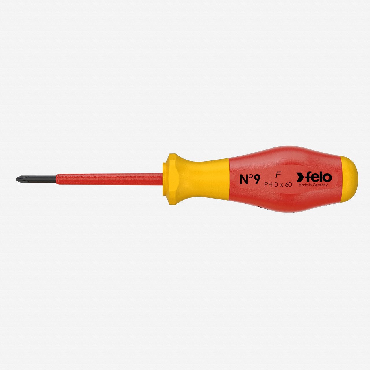 Felo No. 9 VDE Phillips 0 x 60mm Screwdriver - F64745 - KC Tool