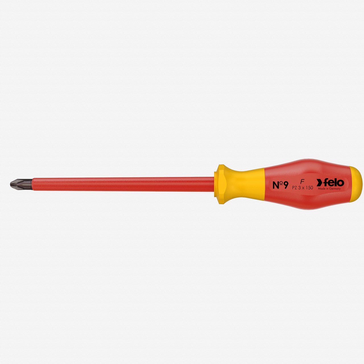 Felo No. 9 VDE Pozidriv 3 x 150mm Screwdriver - F64759 - KC Tool