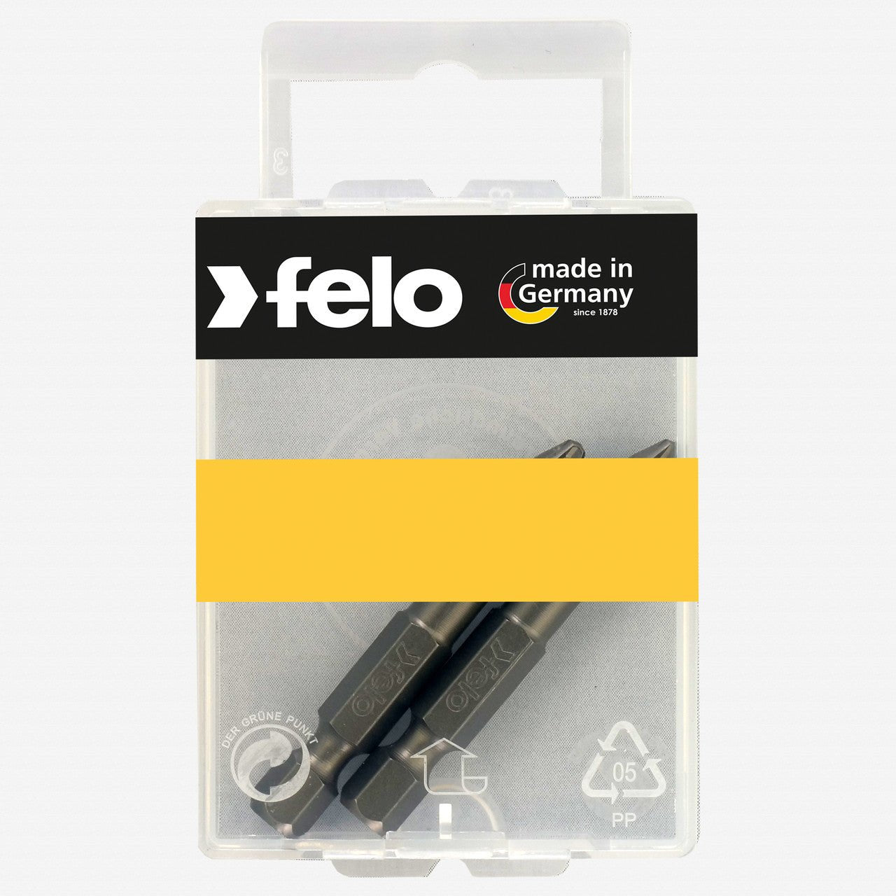 Felo Phillips 1 x 50 mm Industrial Bit - 2 Pieces, Carded - F51639 - KC Tool