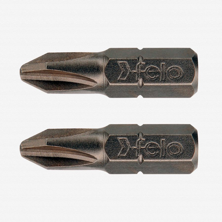 Felo Phillips 3 x 25 mm Bits - 2 Pieces - F10272 - KC Tool