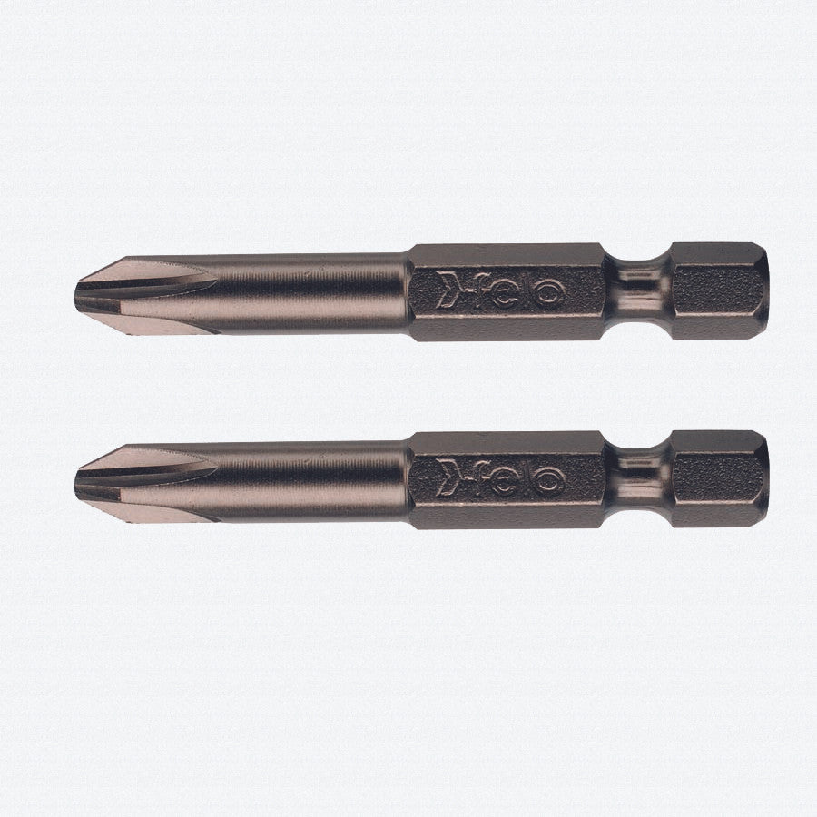 Felo Phillips 3 x 50 mm Industrial Bit - 2 Pieces - F53027 - KC Tool