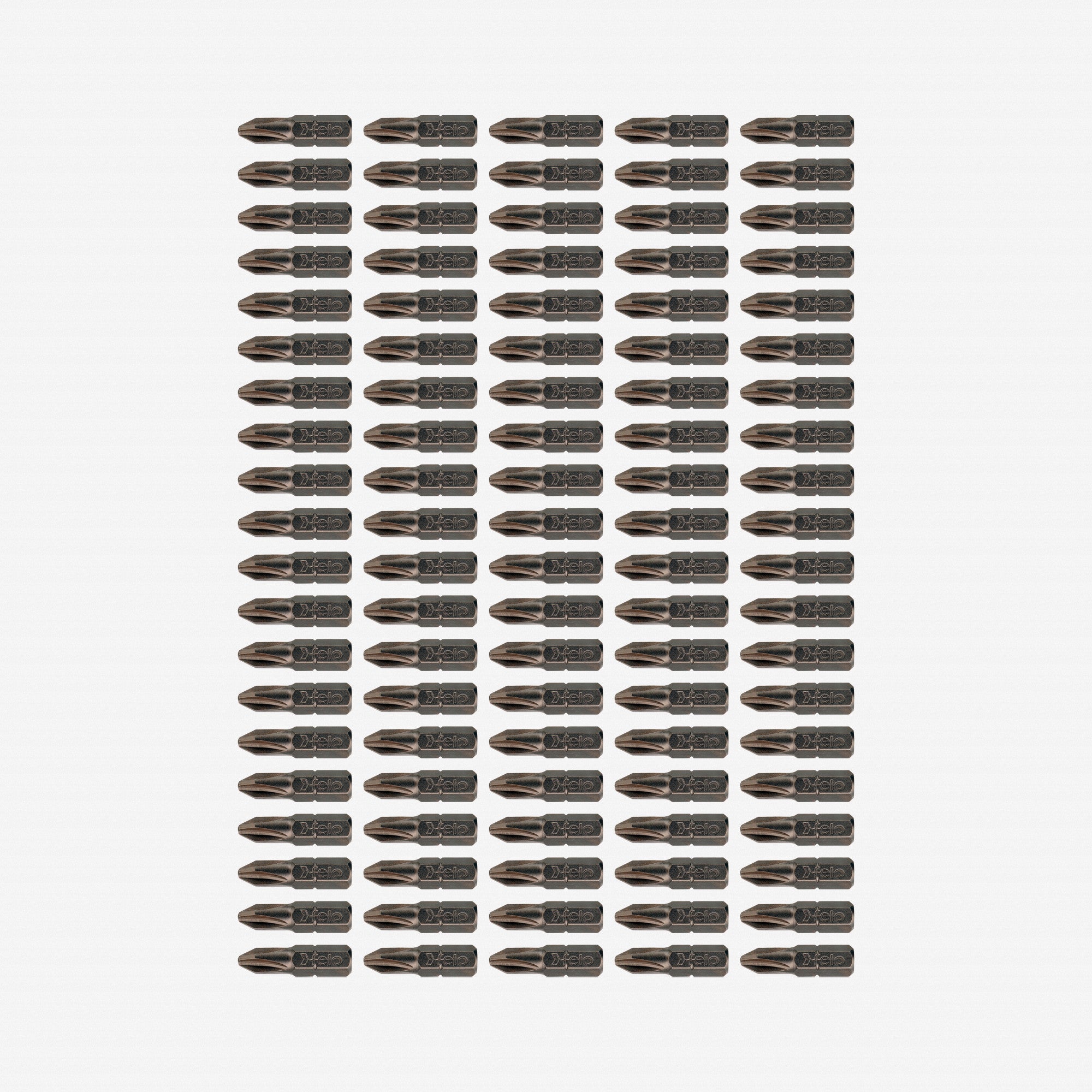 Felo Phillips PH 1 x 25 mm Bit, 100 Pieces Bulk Pack - F30940 - KC Tool