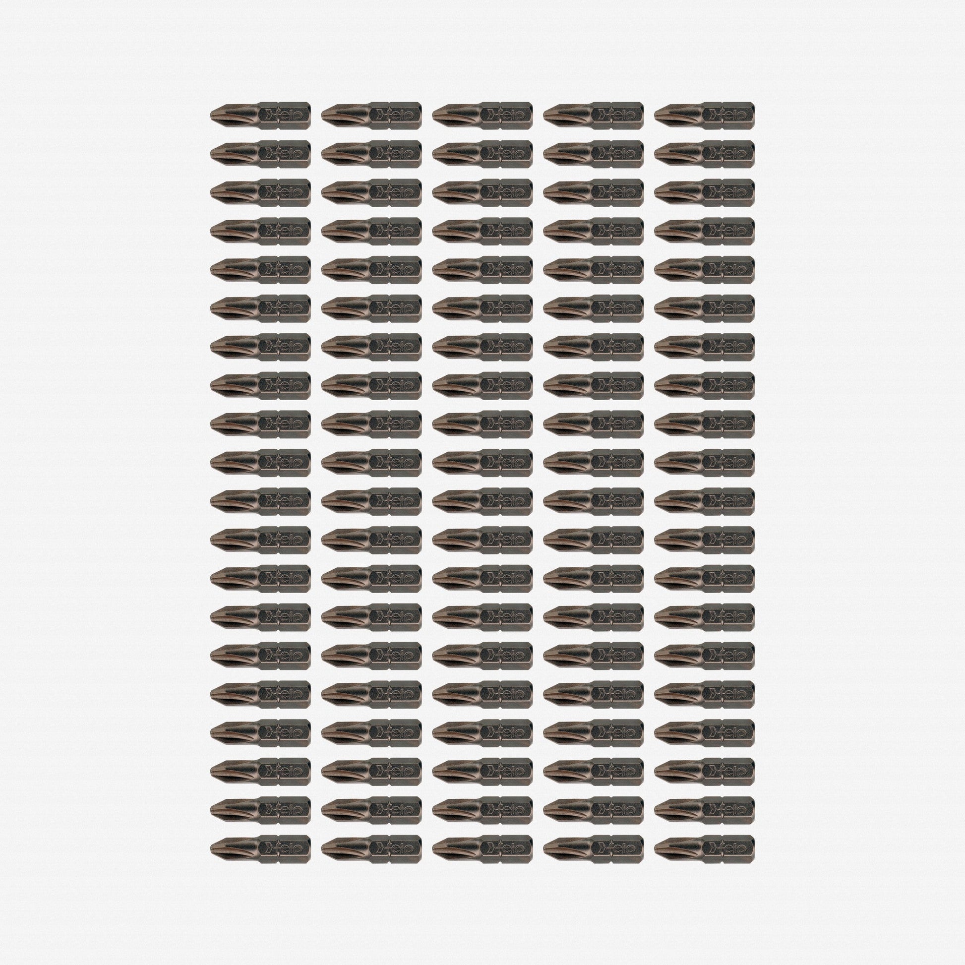 Felo Phillips PH 2 x 25 mm Bit, 100 Pieces Bulk Pack - F30943 - KC Tool