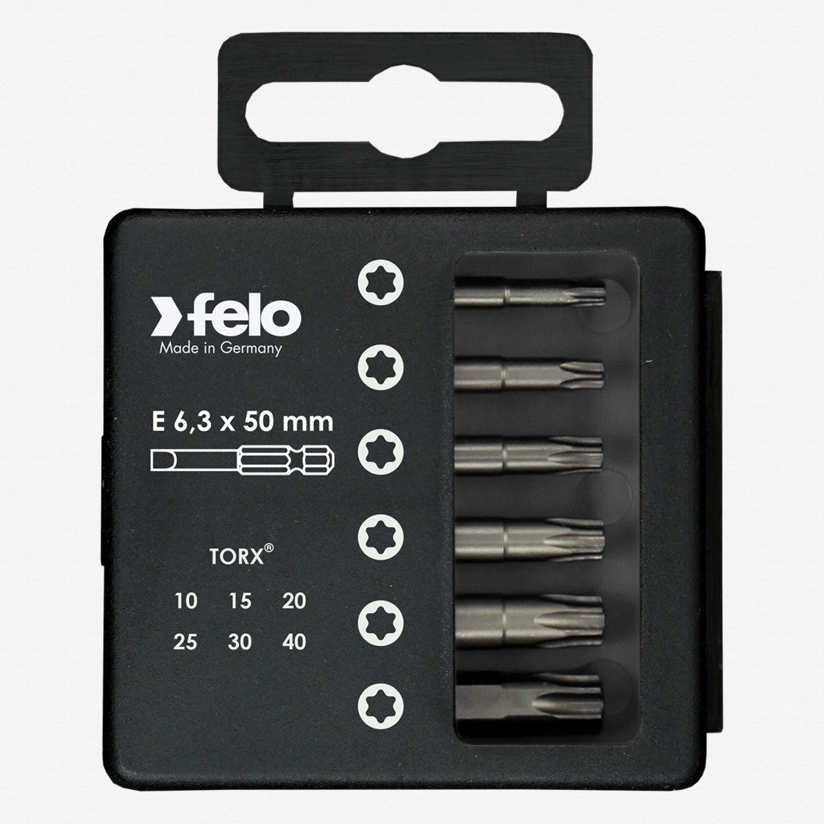 Felo Profi Bit Box 6 Bits x 50 mm - Torx - F31419 - KC Tool
