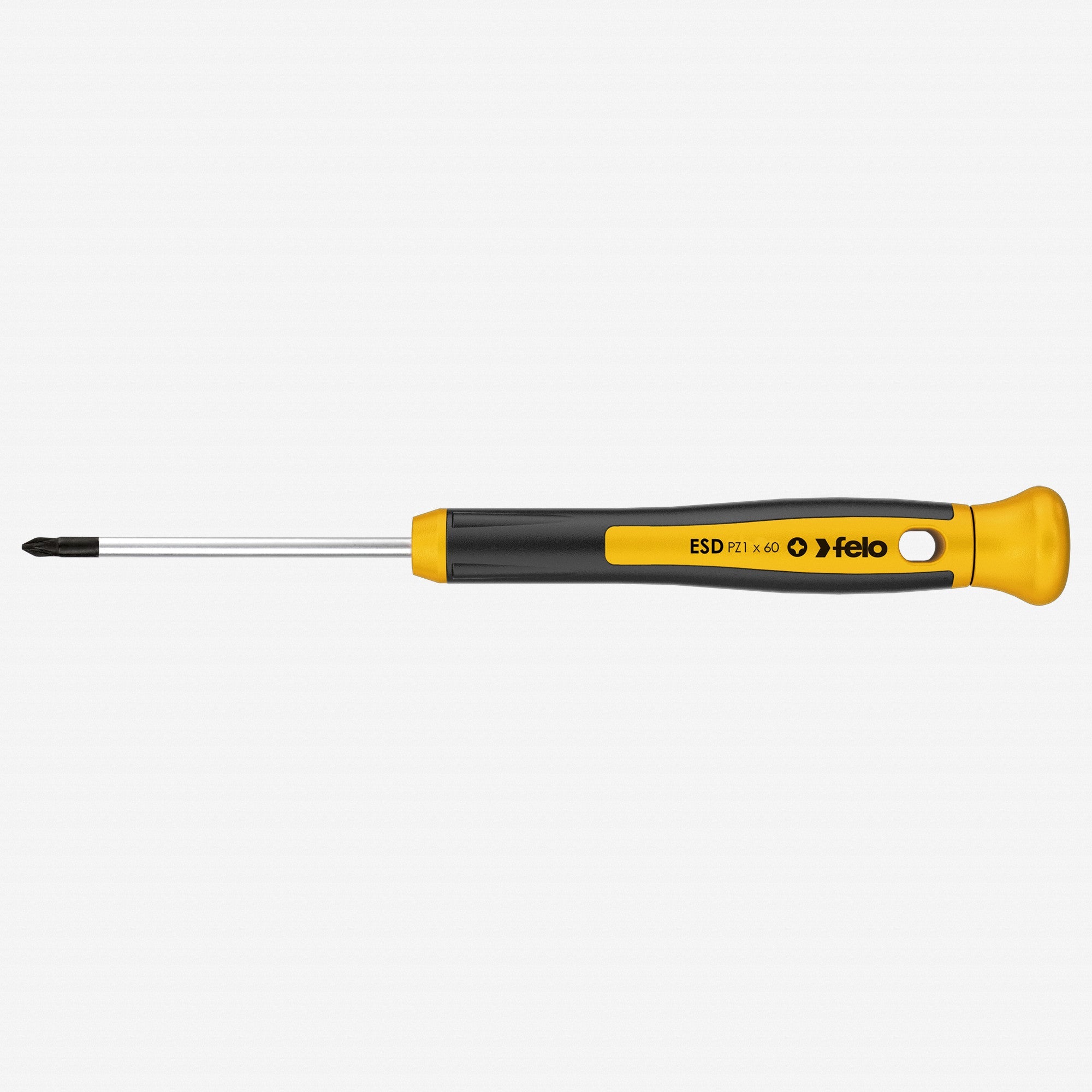 Felo PZ 1 x 60 mm ESD Precision Pozidriv Screwdriver - F64603 - KC Tool