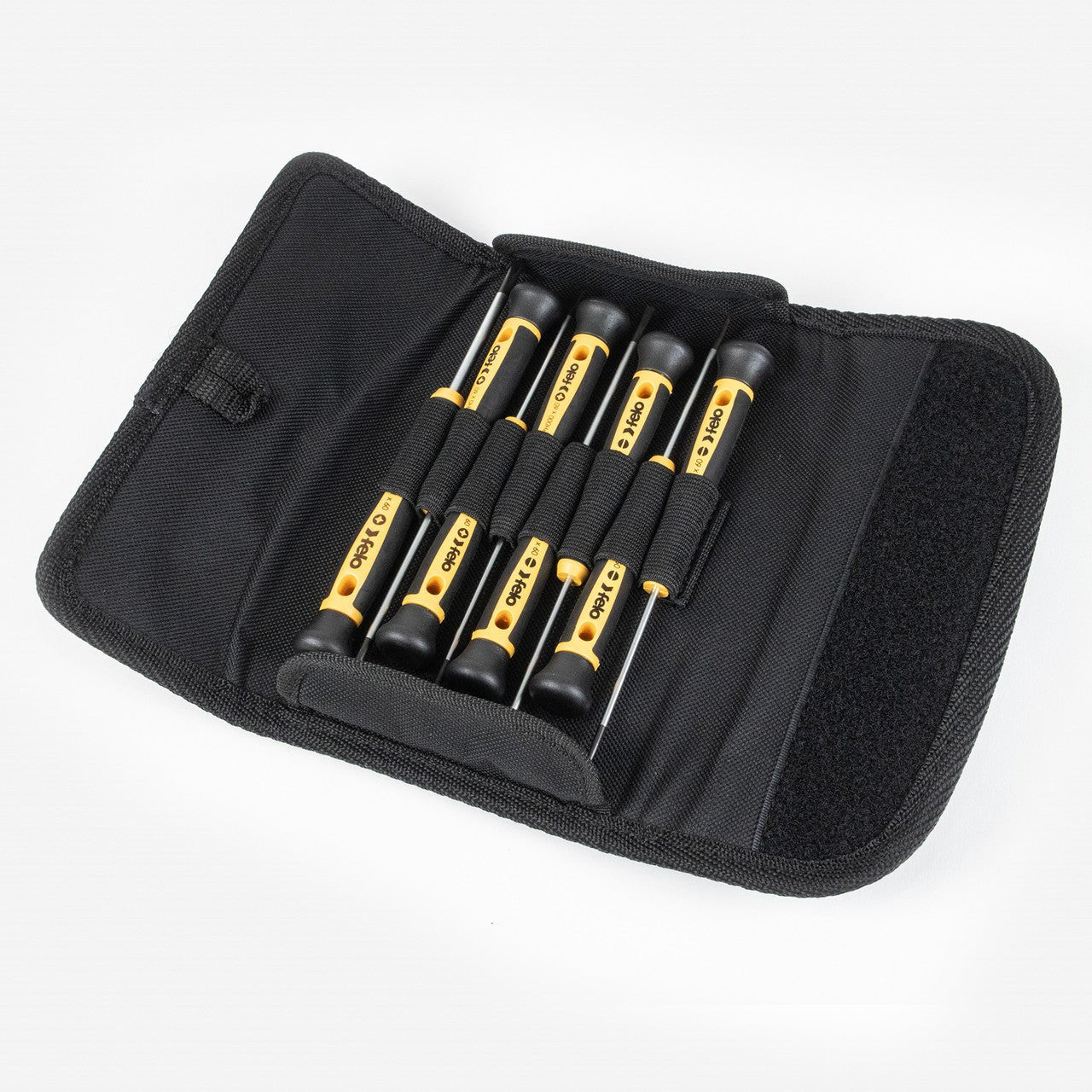 Felo Slotted and Phillips Precision Screwdriver Set in Belt Bag, 8 Pieces - F66265 - KC Tool