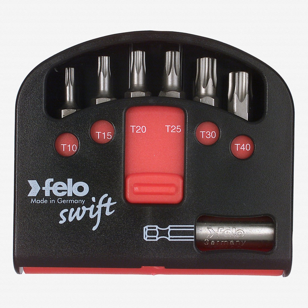 Felo Swift Box 6 piece Bits and Magnetholder - T10 - T40 - F51395 - KC Tool