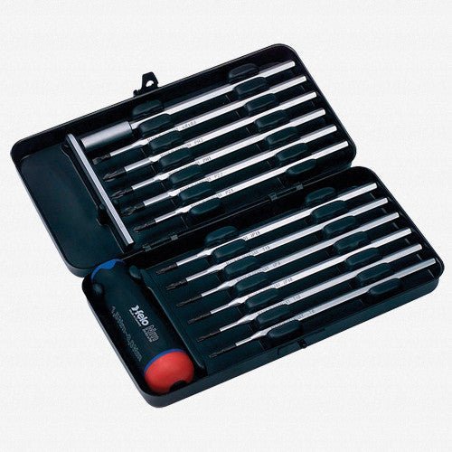 Felo Torque Limiting Screwdriver Set, 1.5 - 3.0 Nm (13 - 26 in/lbs), 14 Pieces - F52041 - KC Tool