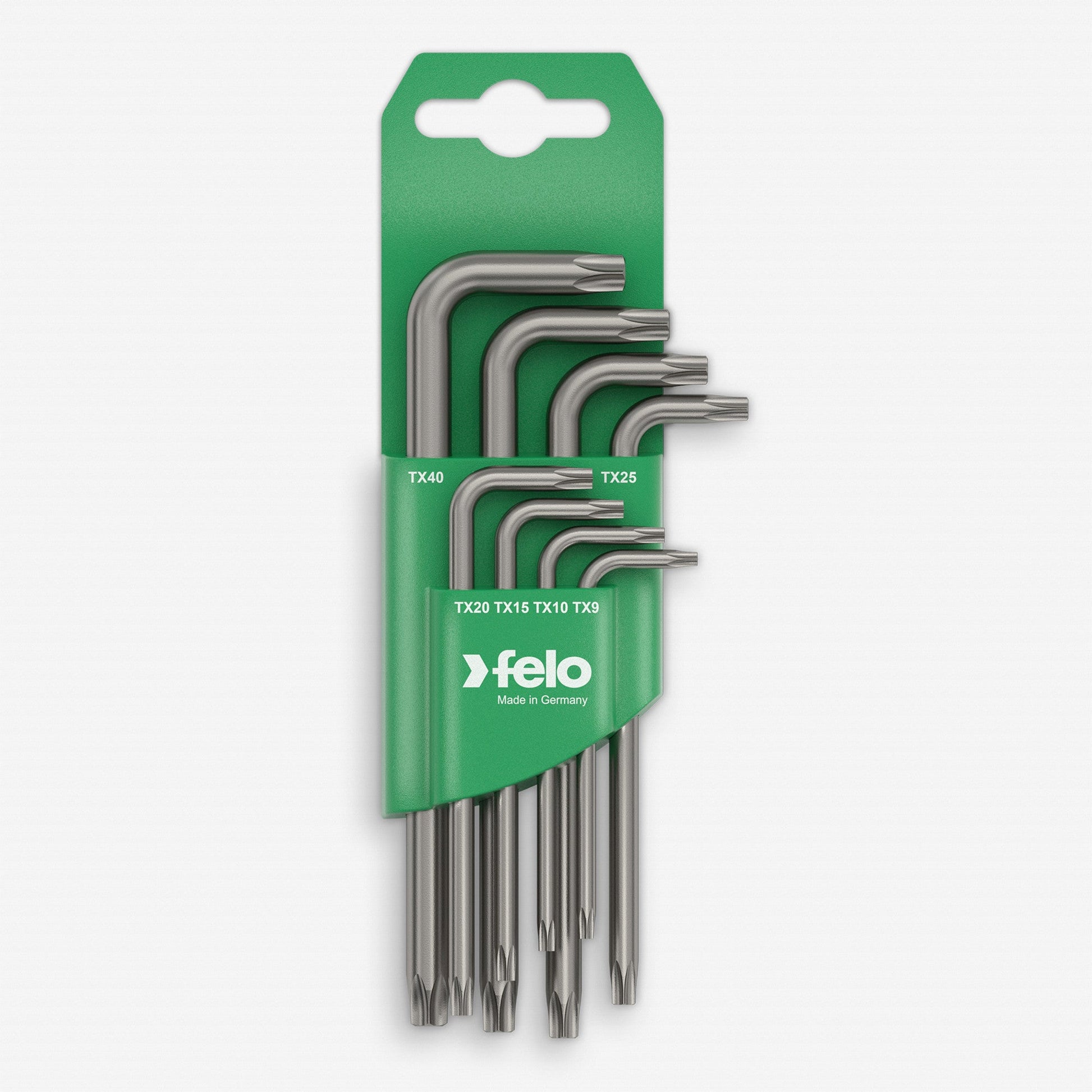 Felo TORX® L-Key Set, T9 - T40, 8 Pieces - F65059 - KC Tool
