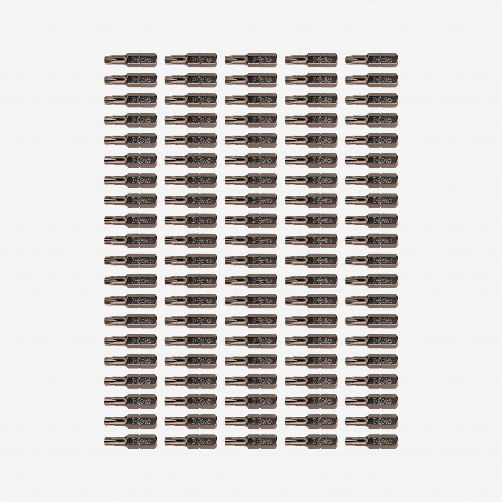 Felo TORX® T 25 x 25 mm Bit, 100 Pieces Bulk Pack - F31567 - KC Tool