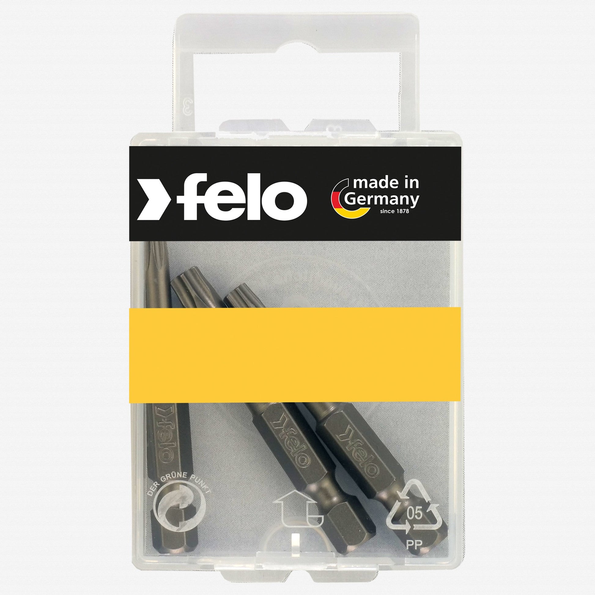 Felo TORX® T15 / T20 / T25 x 50 mm Industrial Bit - 3 Pieces - F52241 - KC Tool