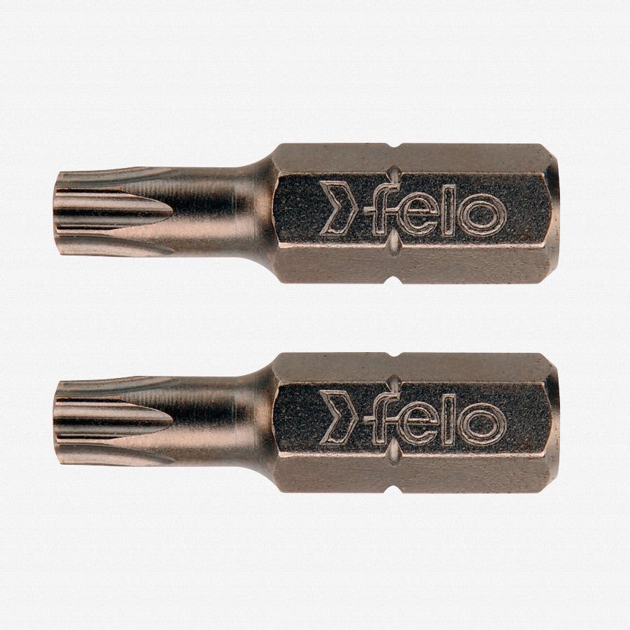 Felo Torx T20 x 25 mm Bits - 2 Pieces - F10297 - KC Tool