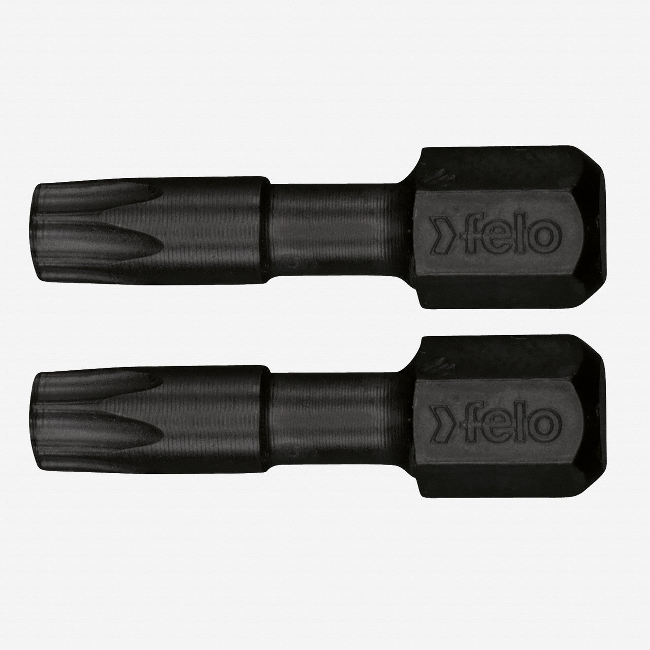 Felo Torx T30 x 25 mm Impact Bit - 2 Pieces, Carded - F63015 - KC Tool