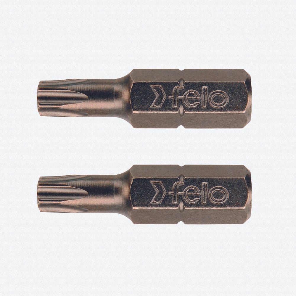 Felo Torx T9 x 25 mm Bits - 2 Pieces - F10300 - KC Tool