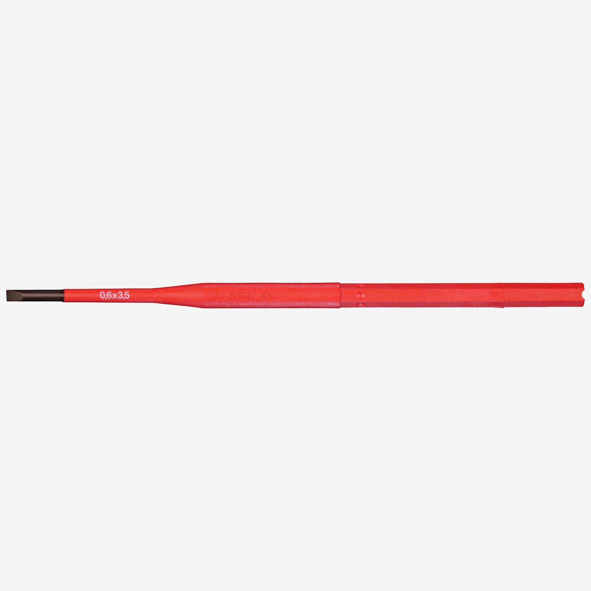 Felo VDE Insulated Slim Blade for Torque Limiting Handle, Slotted SL 4.0 x 0.8 x 170 mm - F63863 - KC Tool