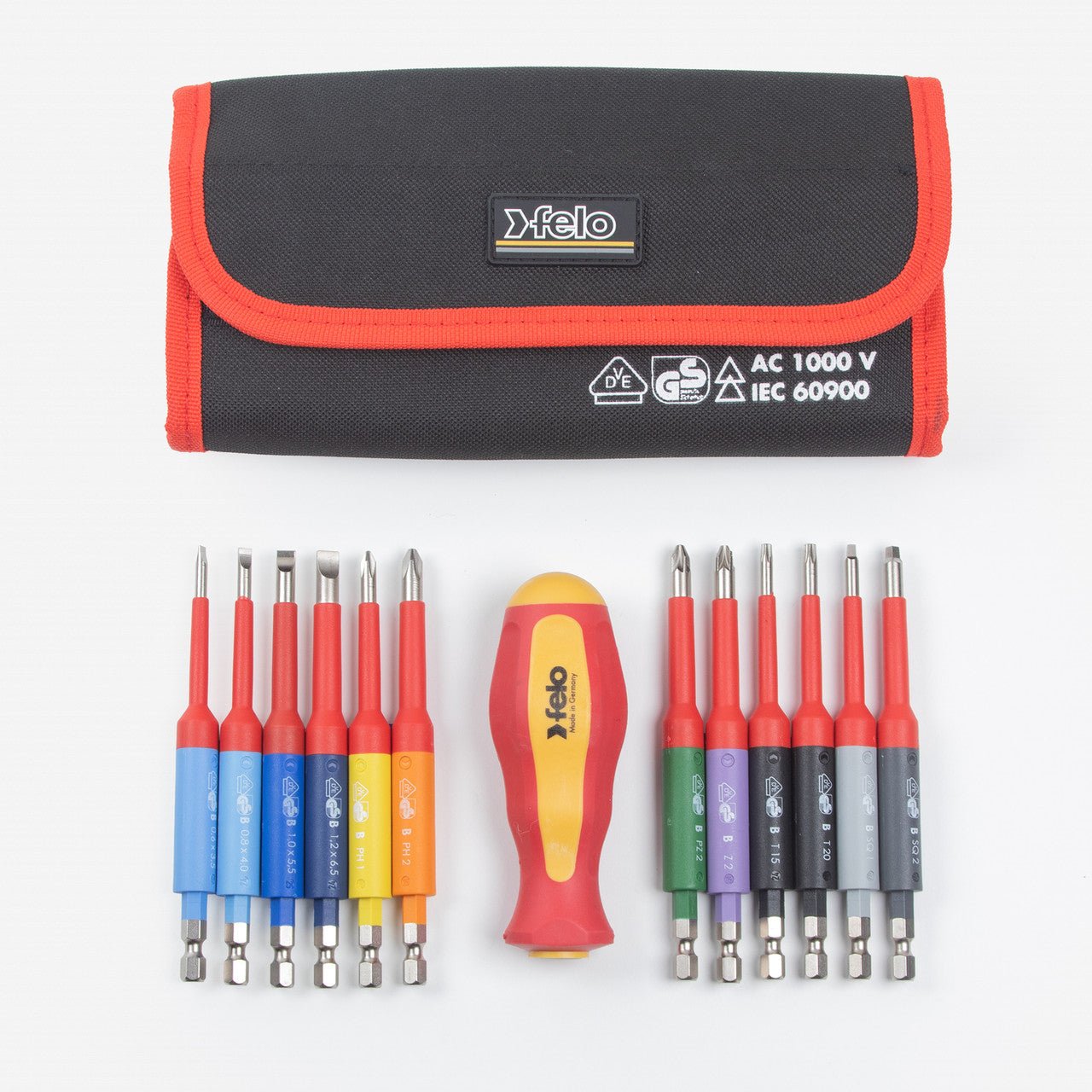 Felo VDE Safety Bit Set - Advanced Two - KCTA2 - KC Tool