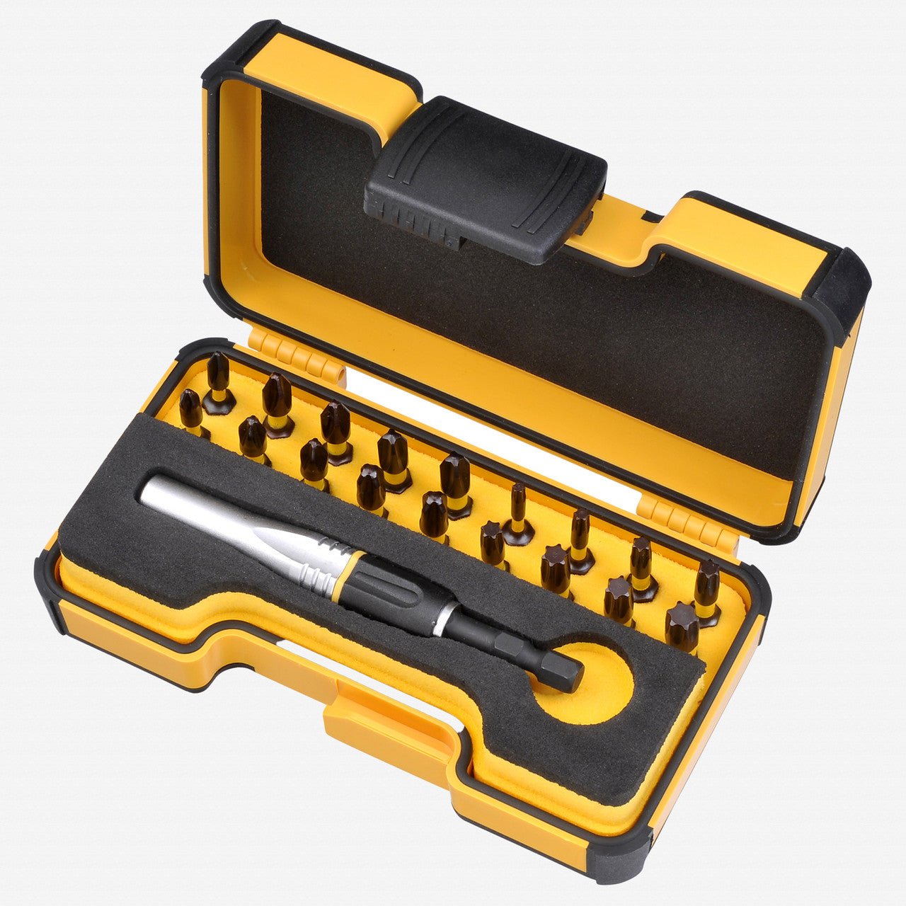 Felo XS - Strongbox IMPACT Pro Bit Set with Impact Bits and Bitholder, 19 Pieces - F63187 - KC Tool