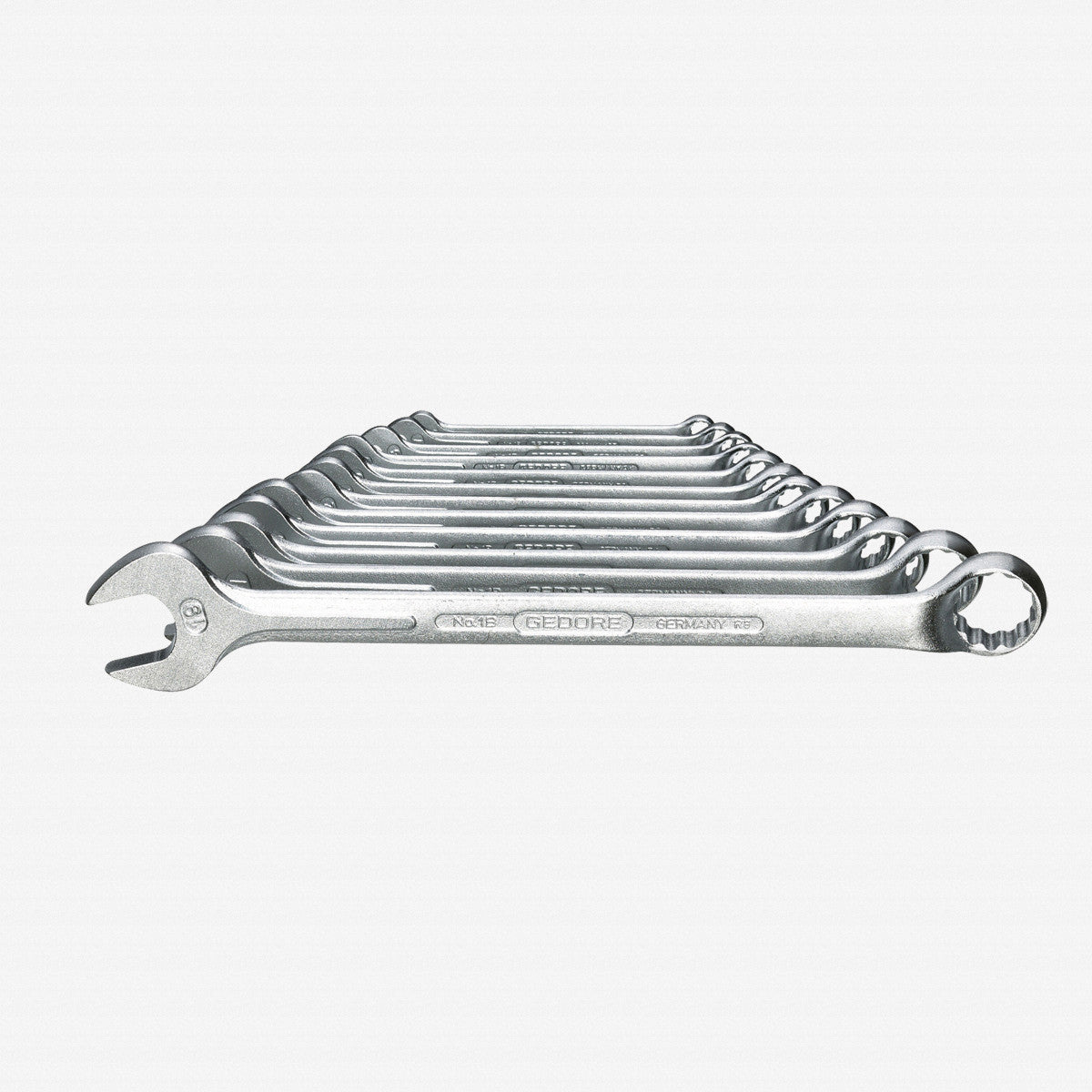Gedore 1 B - 0112 Combination spanner set 12 pcs 6 - 19 mm - GR6012840 - KC Tool