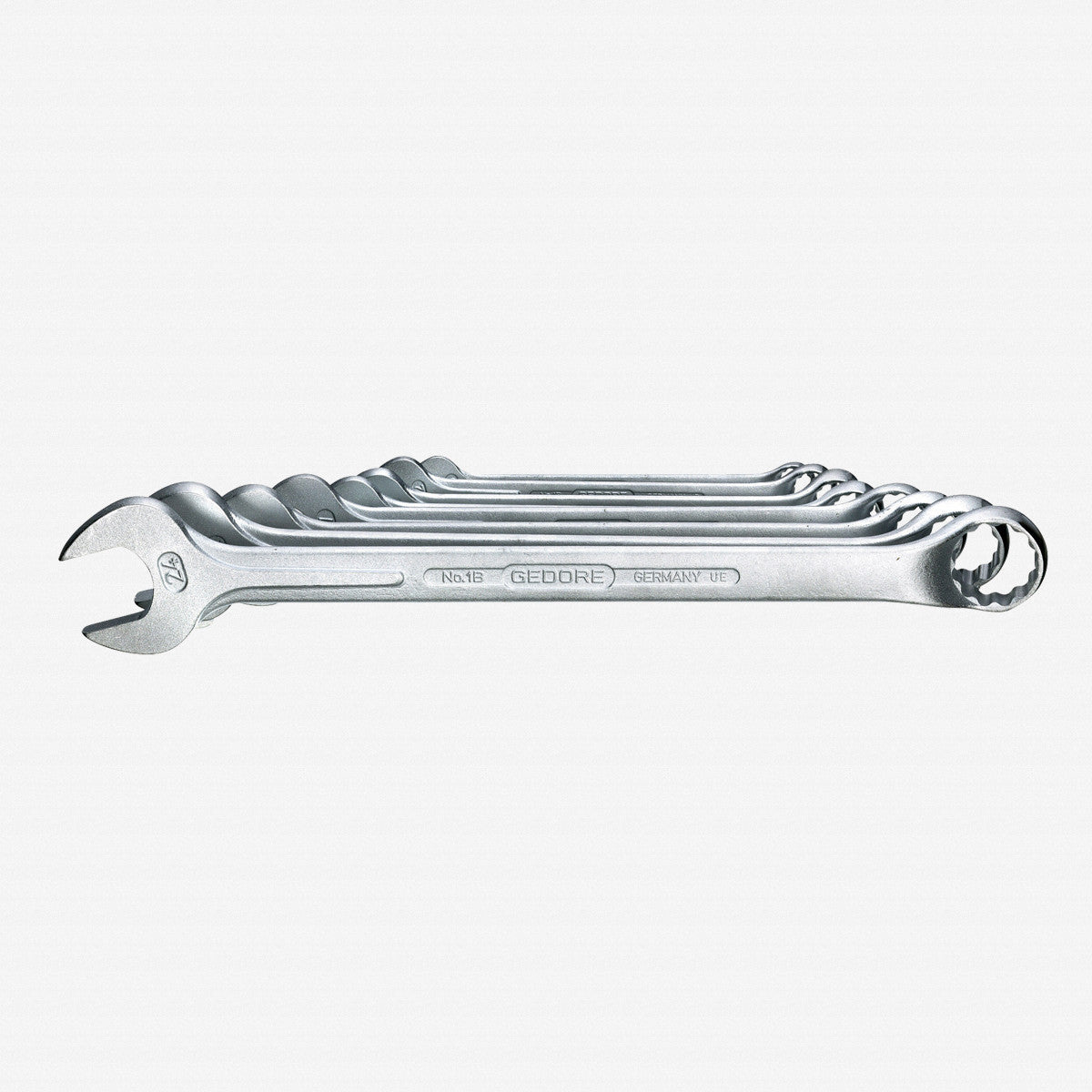 Gedore 1 B - 08 Combination spanner set 8 pcs 10 - 24 mm - GR6011870 - KC Tool