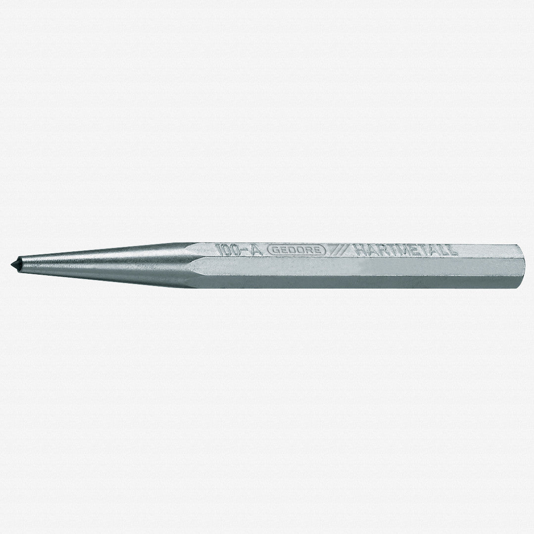 Gedore 100 A - 12 Center Punch with Carbide Tip, 130x12x4 mm - GR1568396 - KC Tool